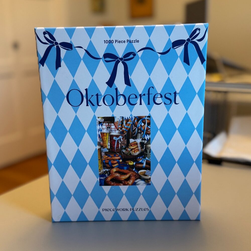 Piecework Puzzles “Oktoberfest” 1000 Piece Jigsaw Puzzle–COMPLETE!